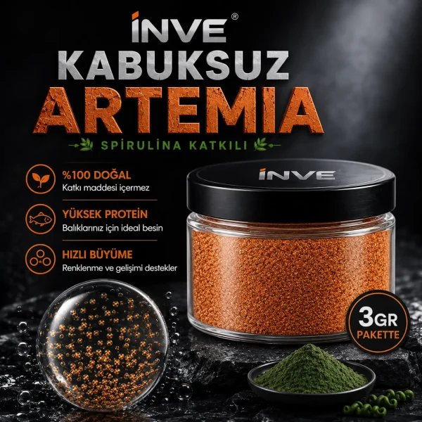 Kabuksuz Artemia İNVE 3gr